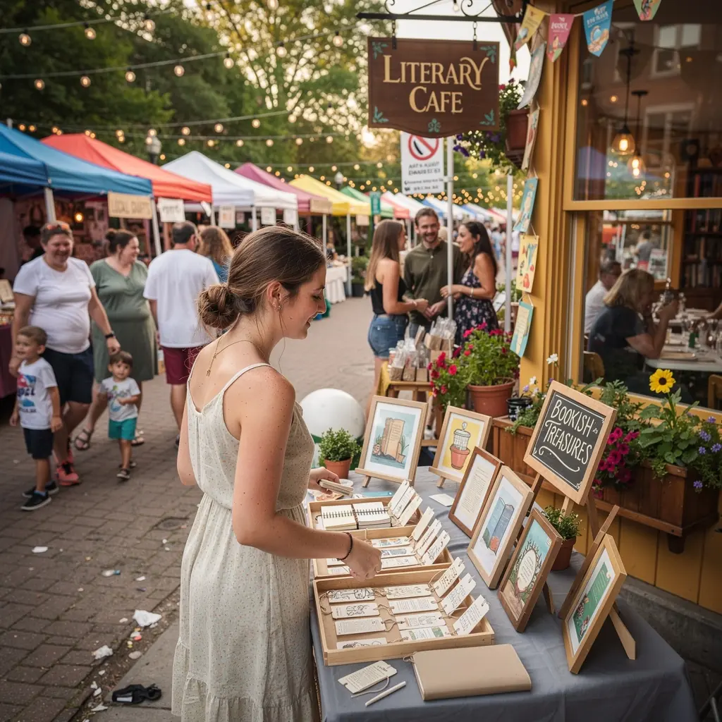 Regal gefГјllt mit einer Vielzahl von BГјchern in einem stilvollen Buchladen.