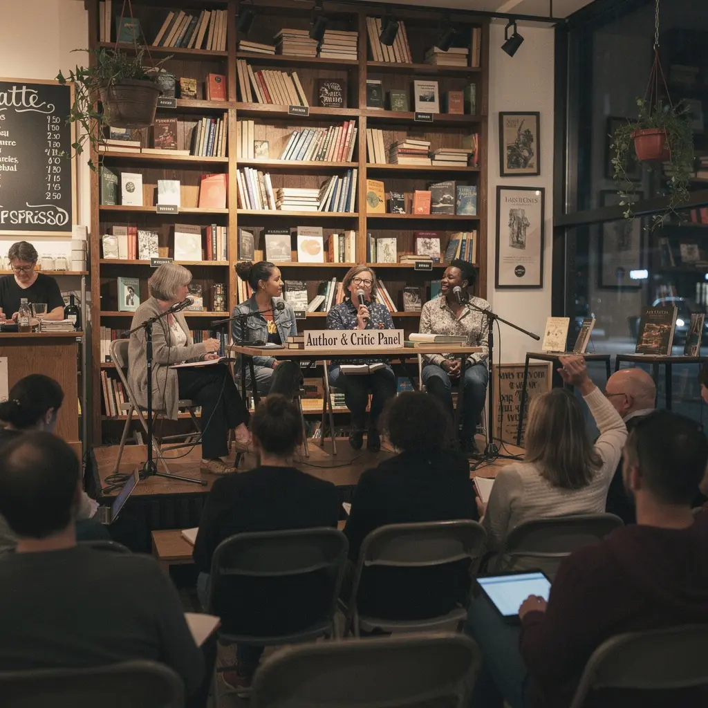Ein gemГјtlicher Lesetisch mit einer Tasse Kaffee und einem offenen Buch.